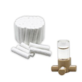 Daerky Jumping Spider Water Fountain Replacement Cotton roll, Absorbent Cotton Swab (50 Pieces)