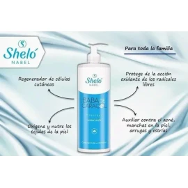Shelo crema corporal baba de caracol 1 L | regenera y suaviza la piel