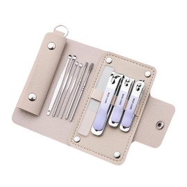 Nail clipper set,10-in-1 Stainless Steel Manicure Kit,Tweezers and Nail File Kit Travel portable, nail file nail cutter set for men/women/baby.