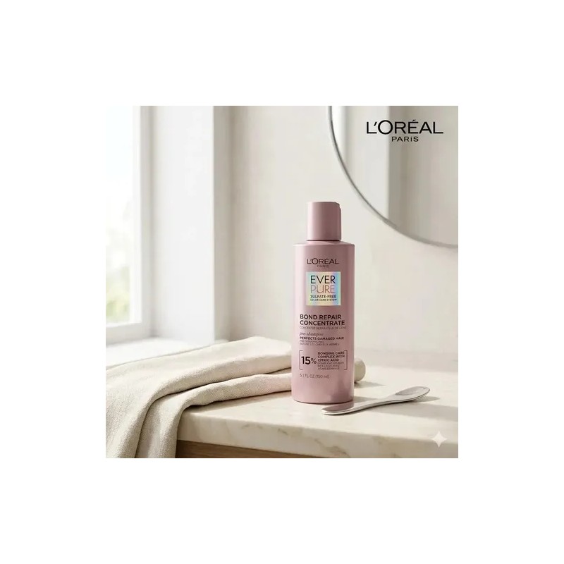 L'oreal Paris Everpure Sulfate Free Bond Repair Pre Champú T
