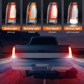 Tresound LED Tail Light for GMC Yukon and Yukon XL 2015-2020, Rear Taillight Assembly, 3380460, 22783100, 23242567, 84408860，84536242, GM2801268