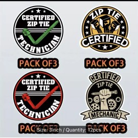 Unbranded 12 Pcs Funny Hard Hat Stickers Construction Electrician Helmet Tool Box Decals