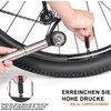 CXWXC Bicycle Pump 120 PSI Mini Bicycle Pump with Pressure