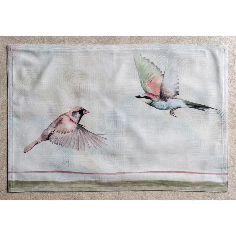 Maison d' Hermine Flying Birds 100% Cotton Set of 4