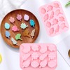 AIBOYA Fall Leaf Silicone Candy Molds 12 Cavity Spring Tree