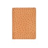 Scully Ostrich Leather Tel/Address Book Organizer Business (Brown)