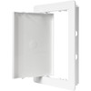 6" x 8" White Plastic Access Panel. Service Shaft Door