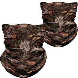 WTACTFUL 2 Pack Camo Face Mask Bandana for Men Camouflage Balaclava Fishing Neck Gaiter Headband Headwear Sweatband Wristband for Women Cycling Motorcycle Running Training Hiking Hunting Women #4