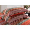 NEWLAKE Striped Classical Cotton 3-Piece Patchwork Bedspread Quilt Sets, Queen
