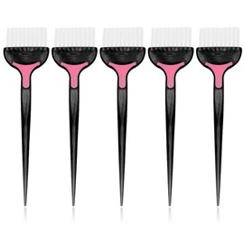 Beavorty 5pcs hair color brush hair bleach kit hair stylist supplies hair coloring brush hair dye brush and bowl hair dye applicator brush beard dye brush hairdressing tool single sided abs