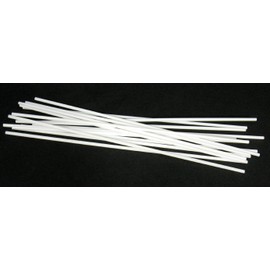 Extra Long 18" White Plastic Drinking Straws- Pack of 200