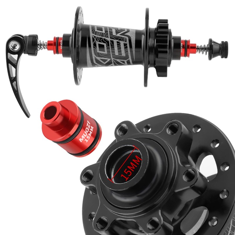 Mountain Bike Thru-Axle to Quick Release Hub Converter Adapter -