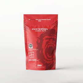 Hunter Gel Sabor Caf  Energtico Semilquido con Electrolitos  Bolsa con 10 Geles de 60g (44g Carbohidratos)  Nutricin Deportiva, PREY SUPPLEMENTS      