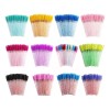 noved 600 Cepillo Desechables Glitter Para Extensión Pestañas.