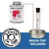 Gasoila Hard-Setting Permanent Thread Sealant, Fast-Drying Red Varnish Sealant for