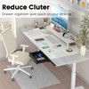 UNITEDPOWER Under Desk Drawer Storage, Pull-Out Office Hidden Counter Drawer,