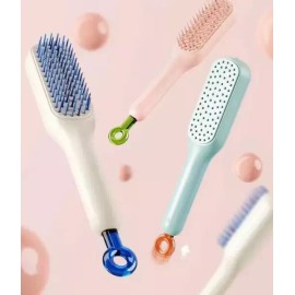 신상품 헤어 브러쉬 빗 프리미엄 관리 누른 헤어 볼륨 브러쉬 두피 빗살 클릭 부드러운 [White] New Premium Hair Brush Volume Brush Scalp Comb Soft [White]
