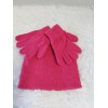 Wonder Nation Kids Knit Beanie Hat & Glove Combo Fuchsia