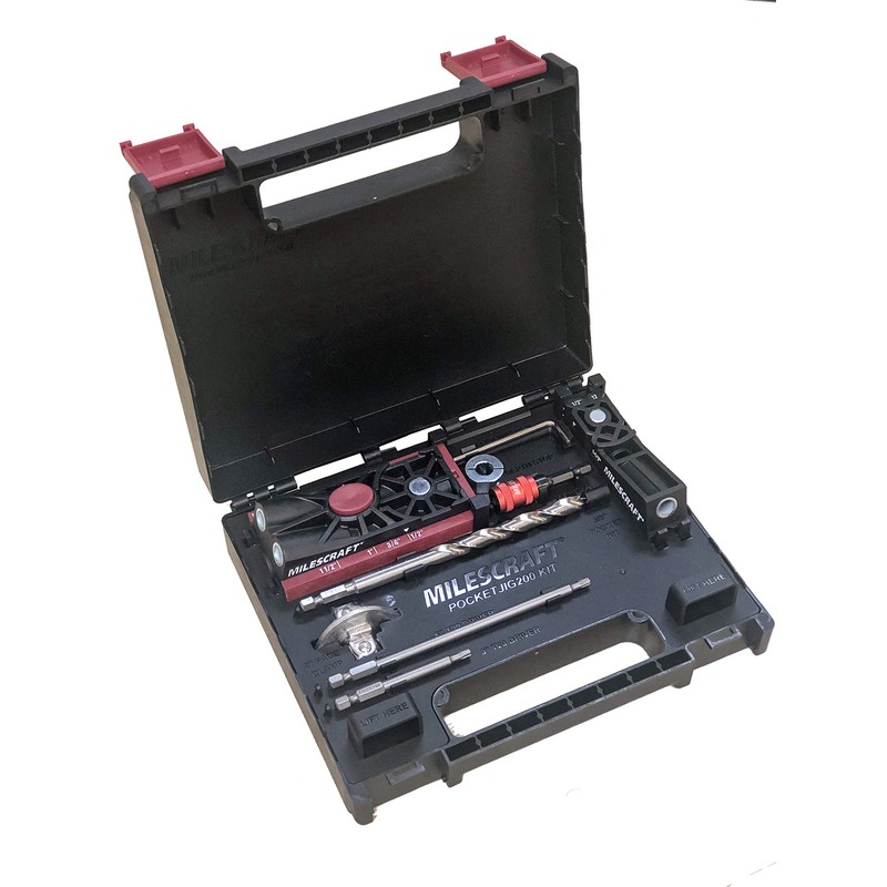 Milescraft 7336 Pocket Jig 200XCJ - Pocket Hole Bundle with