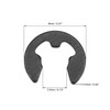 sourcing map E-Clip Circlip - 8mm External Retaining Shaft Snap