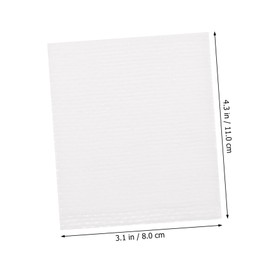 Baluue 8pcs Practical Elastic Makeup Remover Pads Facial Cleaning Makeup Cushions