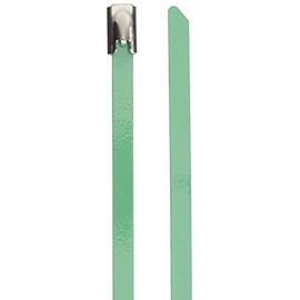 DeLock Stainless Steel Cable Ties L 200 x W 4.6 mm Green Pack of 10