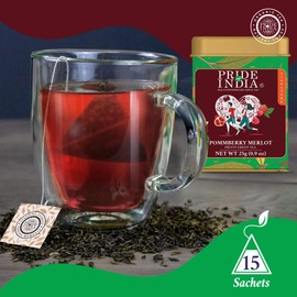 Pride Of India- Natural Indian Green Tea - 1 Pack (25 Tea Bags) - Certified Pure & Natural Tea - Refreshing & Aromatic Flavor