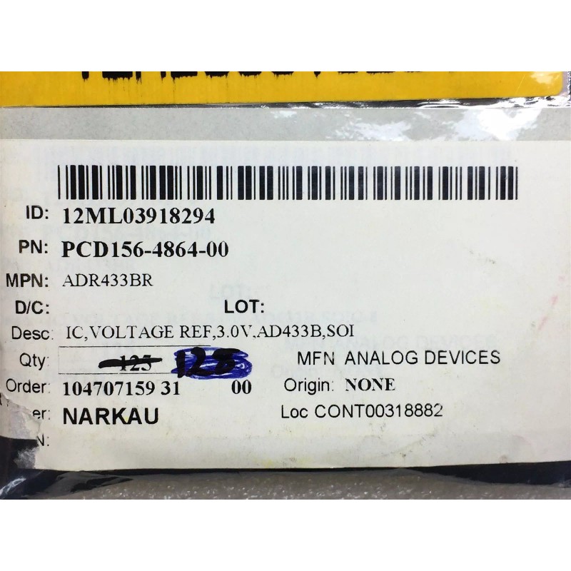 ADR433BR AD IC VREF SERIES 3V 8SOIC 2 PIECES