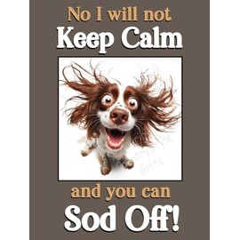 Cocker Springer Sprocker Spaniel pet dog funny flexible fridge magnet Keep Calm gift