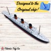 RMS Queen Mary Model Ship 1 Ft Long Assembled Titanic