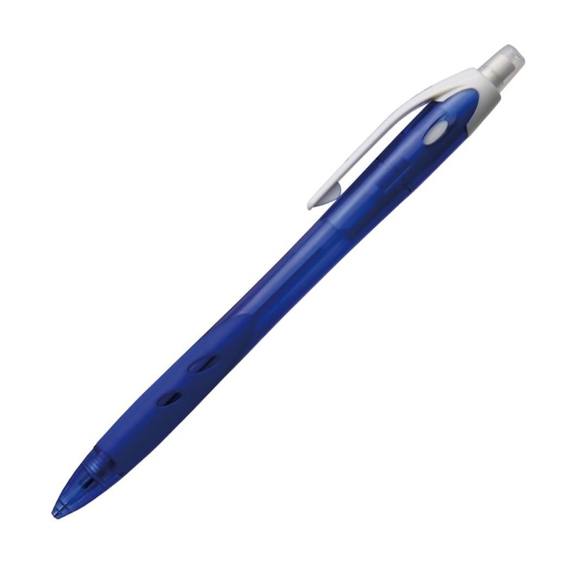 Pilot HRG100R10L Mechanical Pencil, Rex Grip, 0.5, Blue, 10 Count
