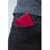 Small wallet LEAS, Genuine Leather, red - ''LEAS Mini-Edition''