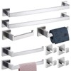 Bathroom Hardware Set 10PCS Brushed Nickel Bathroom Accessories Set SUS304
