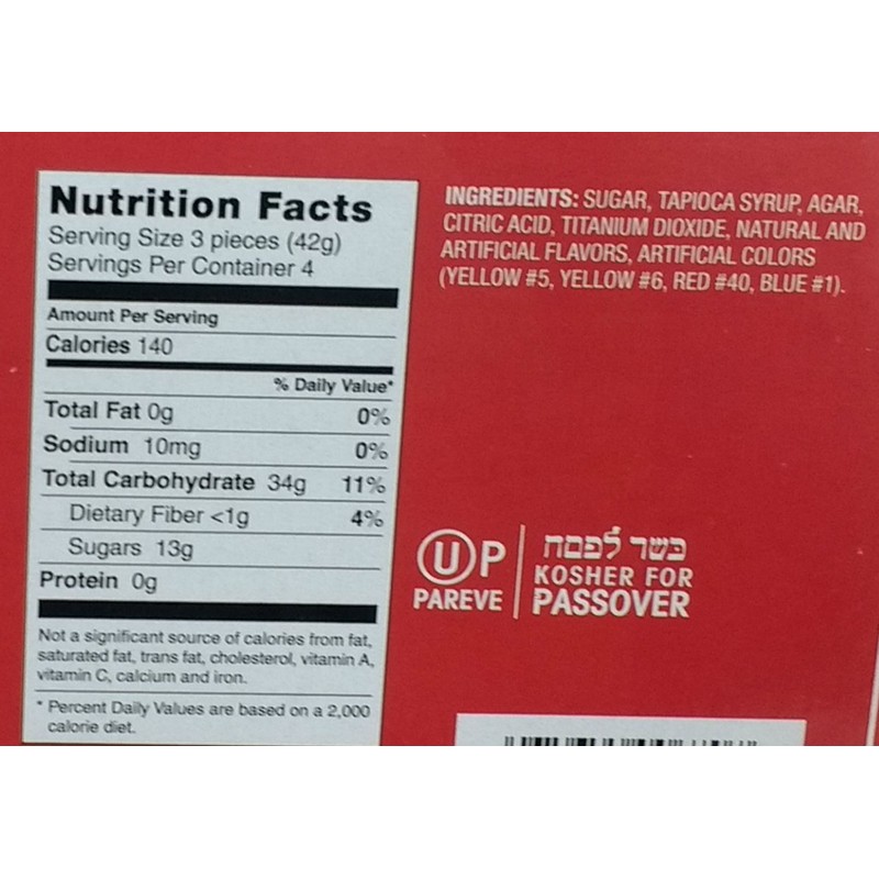 Passover Parve Fruit Slices