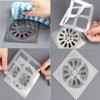 Shower Drain Hair Catcher Mesh Stickers, Disposable Floor Drain Filter