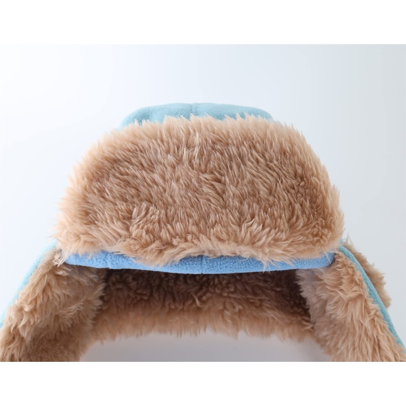 Connectyle Gorro de Invierno con Orejeras para niños pequeños, Azul