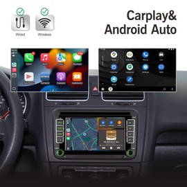 Car Radio for VW Golf 5 6 Polo Skoda Tiguan Touran Jetta Passat Polo Seat Carplay Android Auto Bluetooth