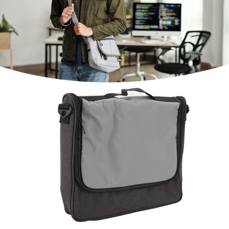 Console Carrying Case Large Capacity Multifunction Grey Travel Storage Bag