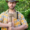 KALLORY 10pcs Axe Covers Blade Protection for Camping Double Bit