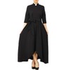 Church Dress for Women Half Sleeve Loose Elegant Clergy Maxi