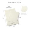 Gartner Studios 61007 Invitation Kit, Ivory, Pearl Foil Border