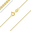 PLANETYS - Venetian Chain 925 Sterling Silver 18 Carat Gold-Plated