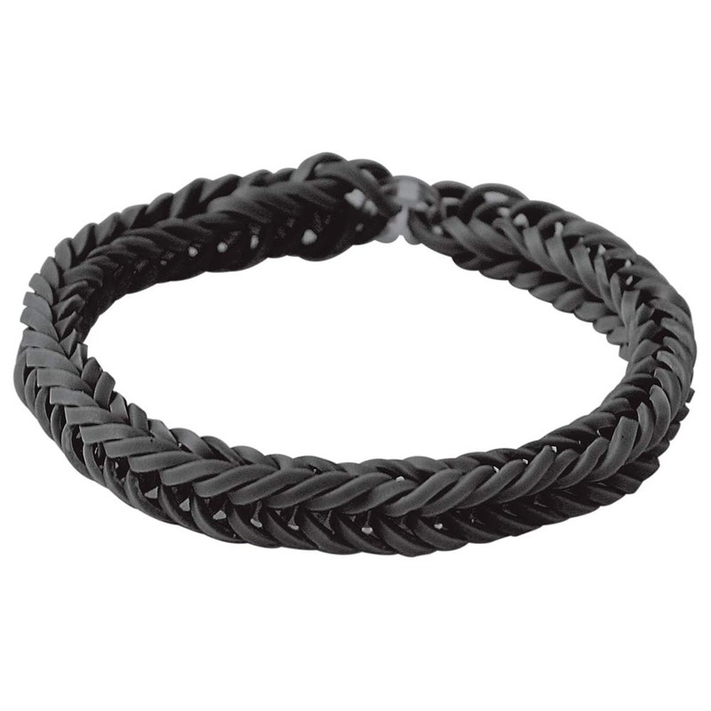 The Beadery - WonderLoom Bands, Black - 600 Bands, 24