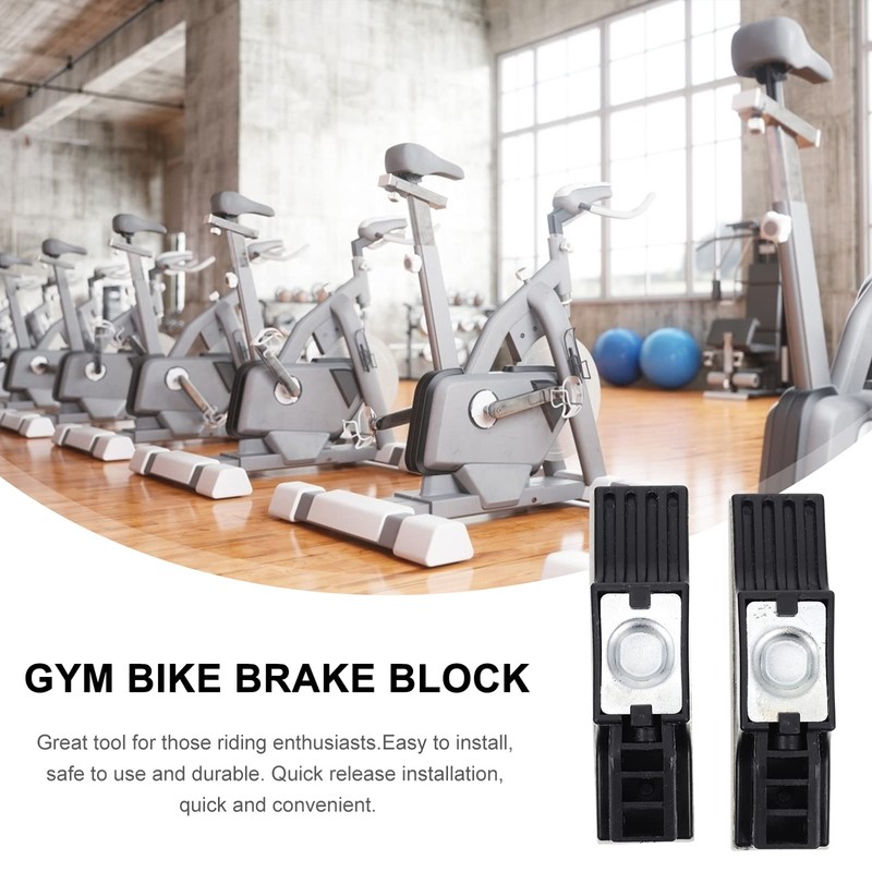 CLISPEED Pack of 2 exercise bicycle brake pads spinning group
