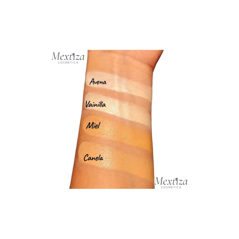Maquillaje Alta Cobertura Fps Cubre Tatuajes Manchas Mextiza