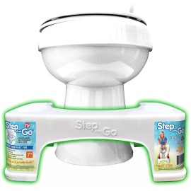 Step and Go health LLC Taburete Para Postura Adecuada En Inodoro Step And Go 18 Cm