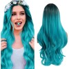 Peluca Larga Lacio Liso Cabello Natural Cosplay Dama Mujer