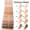 QIDSTERS 2 in 1 Foundation Concealer, Lightweight Creamy Long Lasting