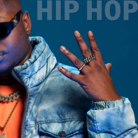 FindChic Cubic Zirconia Ring for Men and Women Made of Copper, Metal, Cubic Zirconia