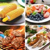 Corn Holders, AUGSUN 10Pcs/5 Pairs Corn Cob Holders Stainless Steel